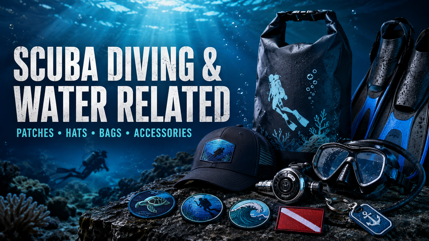 N3rdy Hooker Designs Scuba Dive and Fun related Water