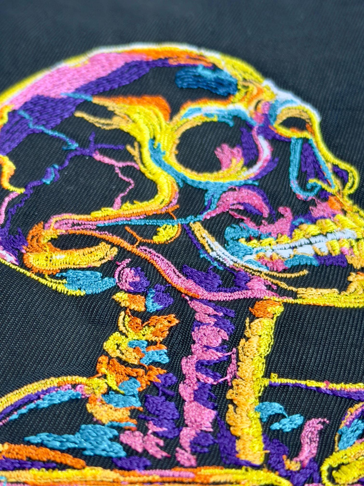 Embroidered Skeleton Gym Tote Bag | Colorful Anatomy Bag |Science Lover | Fabletics