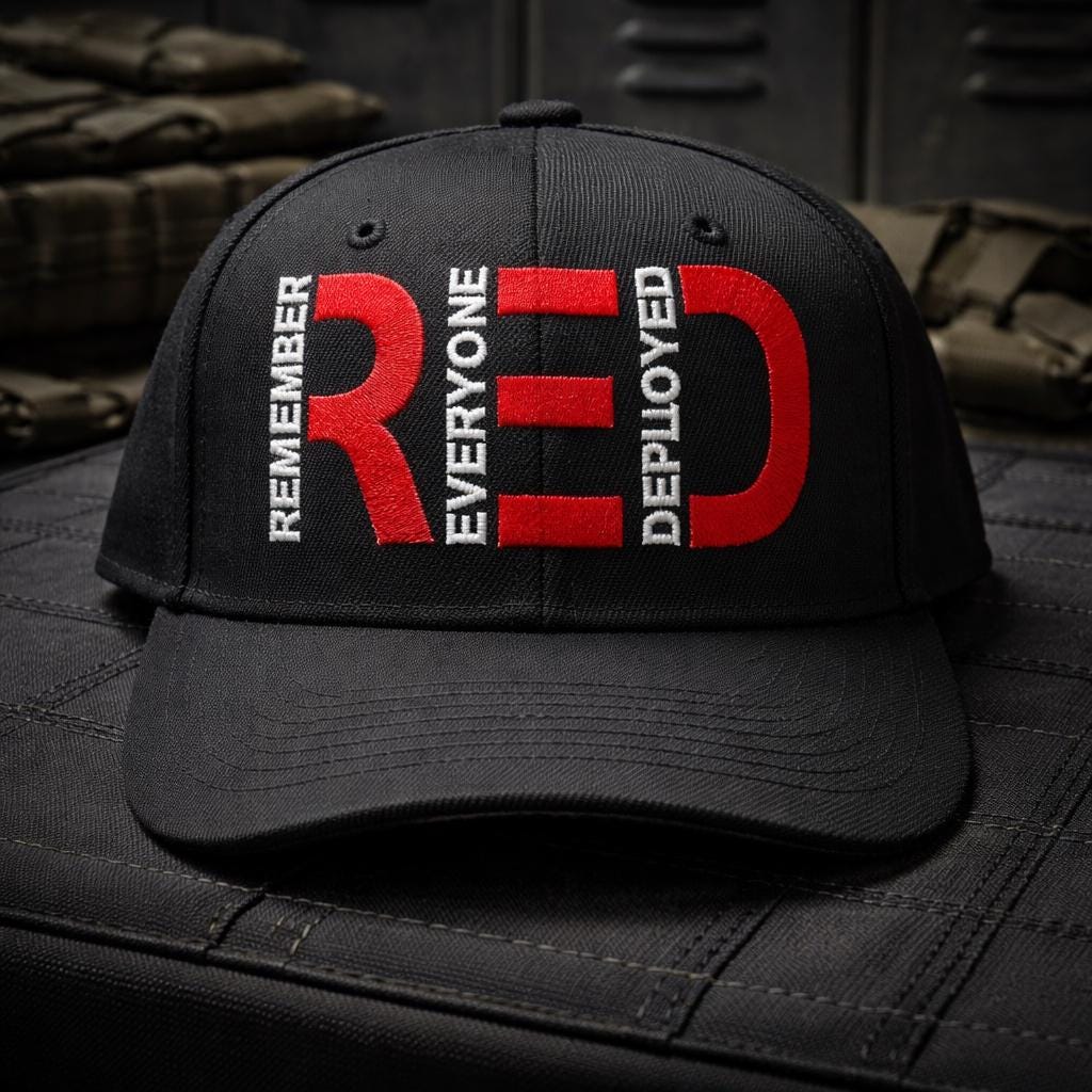 Remember Everyone Deployed – RED Friday Hat - Customizable