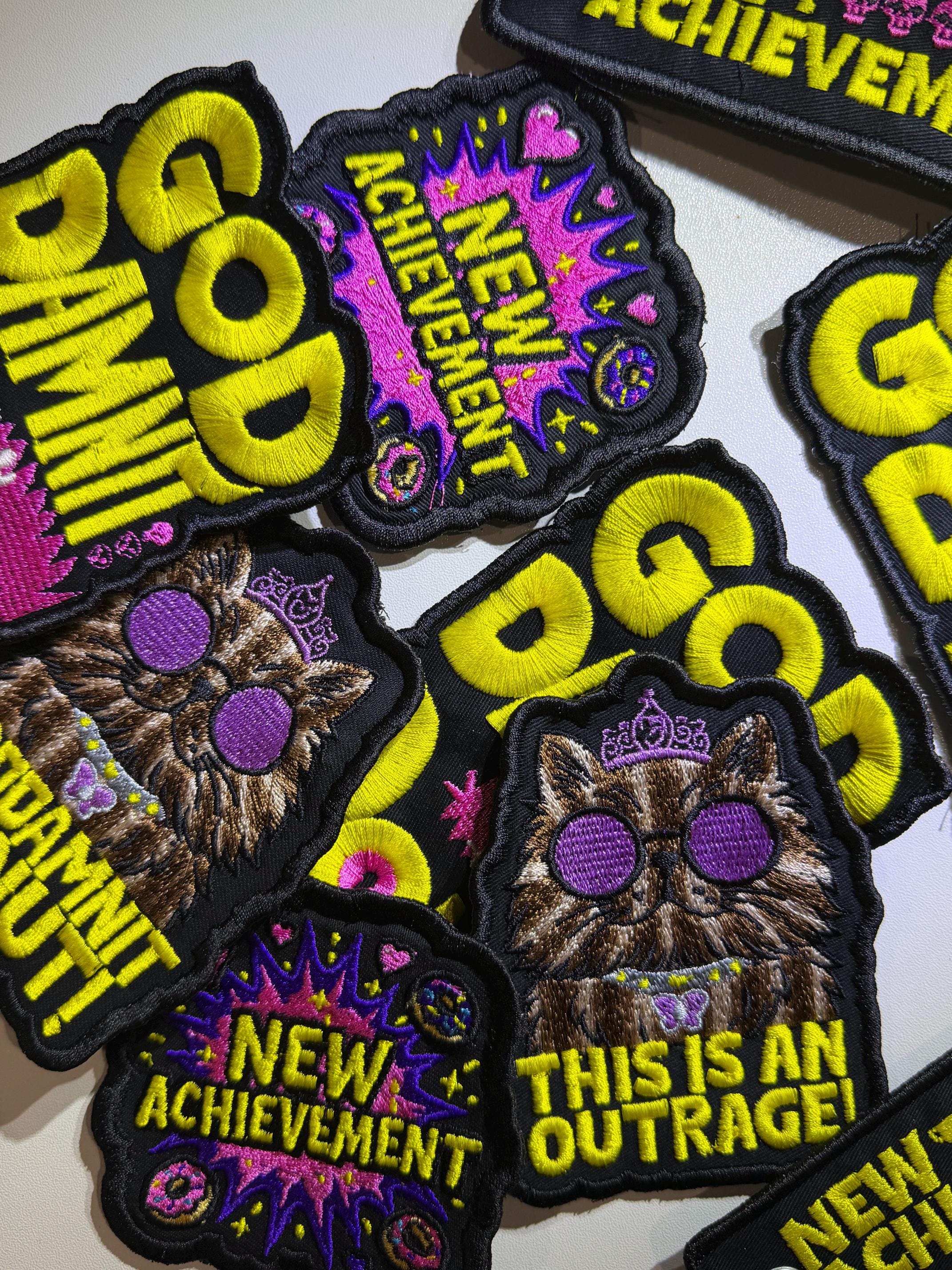 God Dammit Donut Embroidered Patch, DCC Inspired LitRPG Book Patch