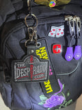 Embroidered Black Desperado Club Keychain, Dungeon Crawler Carl Bag Charm