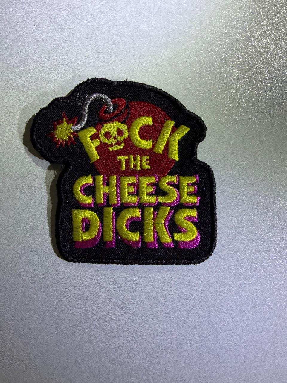 Embroidered Cheese Dicks Patch, Dungeon Crawler Carl DCC Patch, Sew-On or Iron-On LitRPG Reader Gift