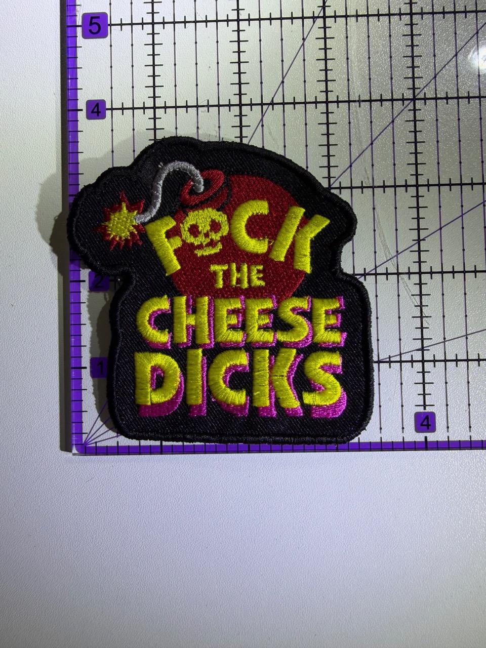 Embroidered Cheese Dicks Patch, Dungeon Crawler Carl DCC Patch, Sew-On or Iron-On LitRPG Reader Gift